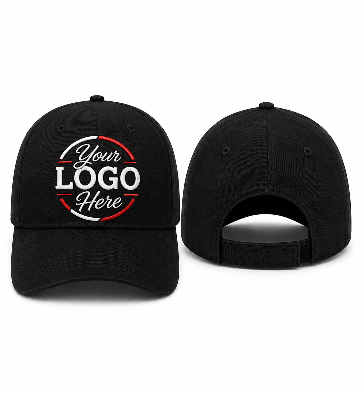 Adjustable Ball Cap Your Custom Logo Image Embroidered on Cap
