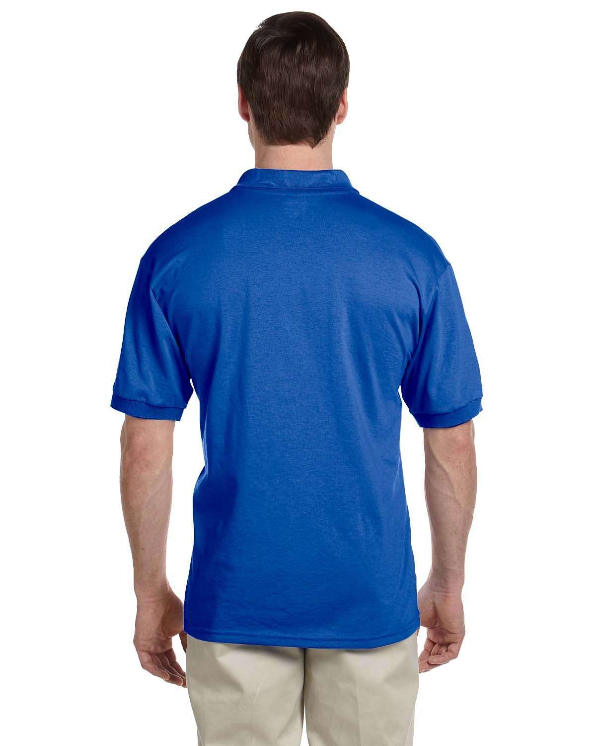 Cotton Polo Shirts With Personalized Text Embroidered For Men 3-Pack royal