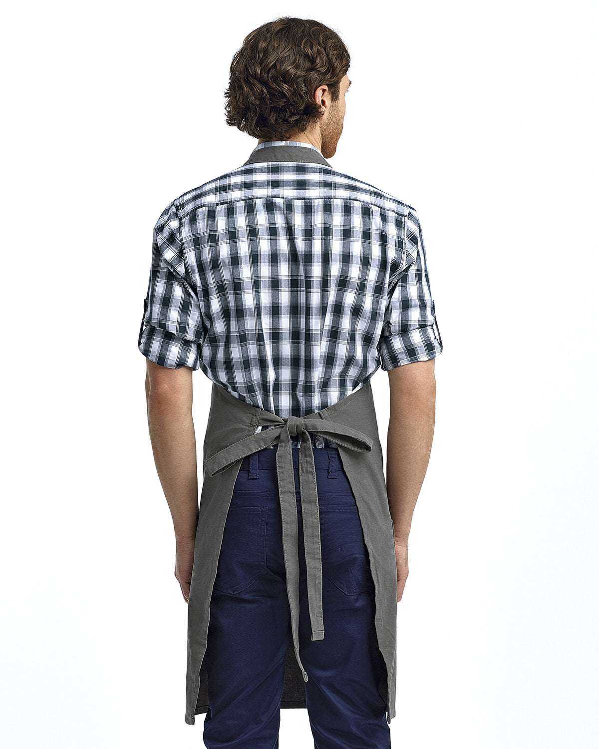 Unisex Pocket Apron Your Personalized Text Embroidered - 3 pack - dark grey