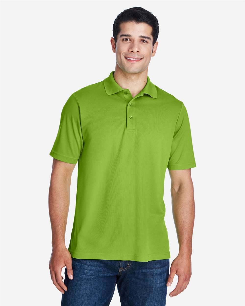 CORE365 men polo - Acid Green