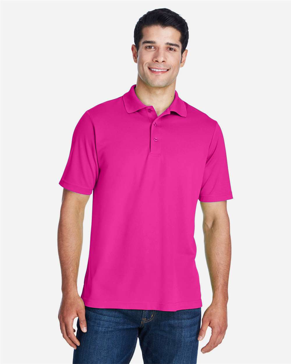 CORE365 men polo - Bright Magenta