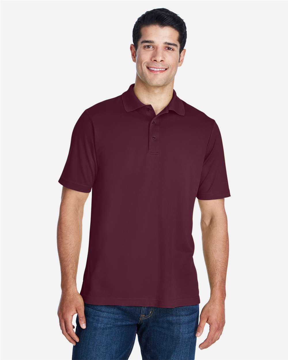 CORE365 men polo - Burgundy