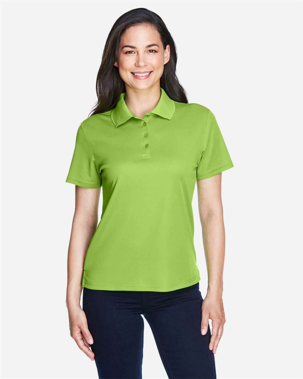CORE365 women polo - Acid Green