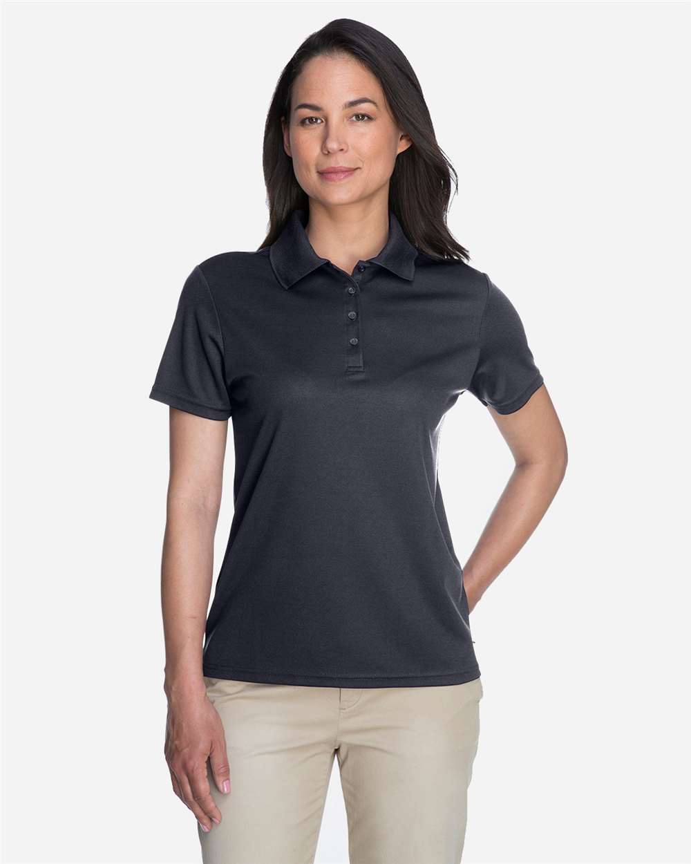 CORE365 women polo - Carbon