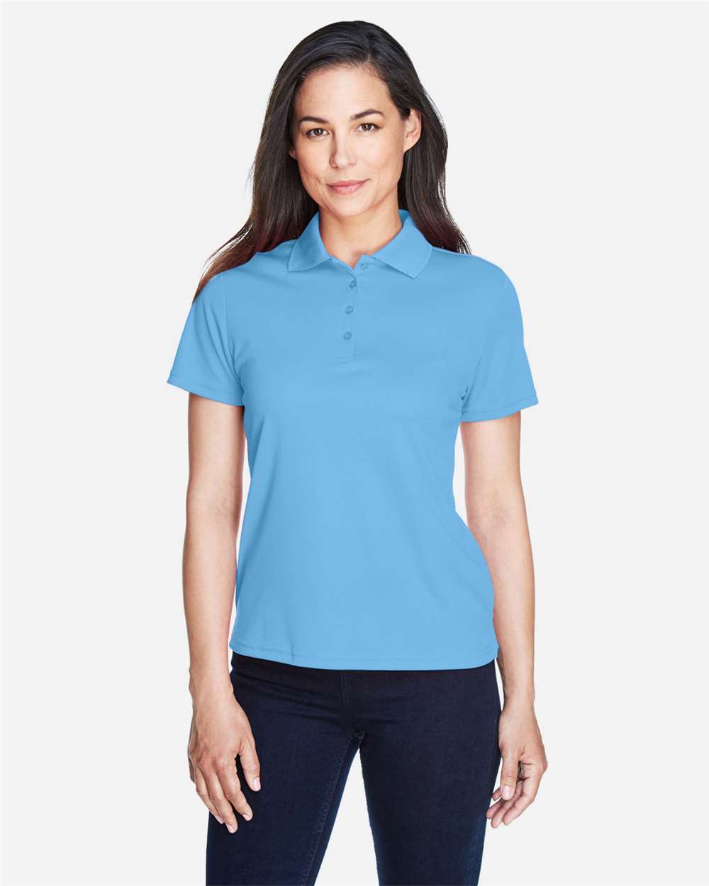 CORE365 women polo - Columbia Blue