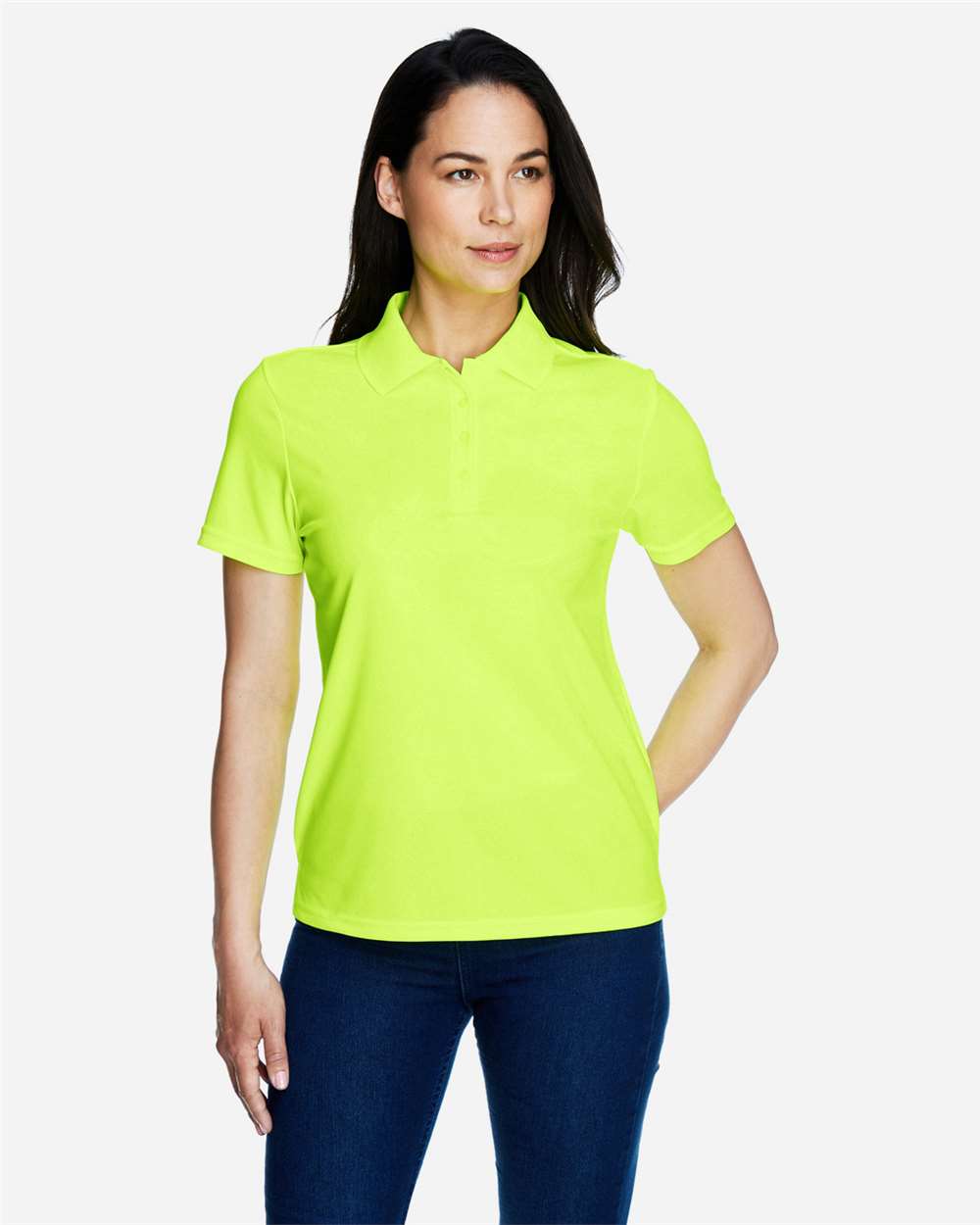 CORE365 women polo - Safety Yellow