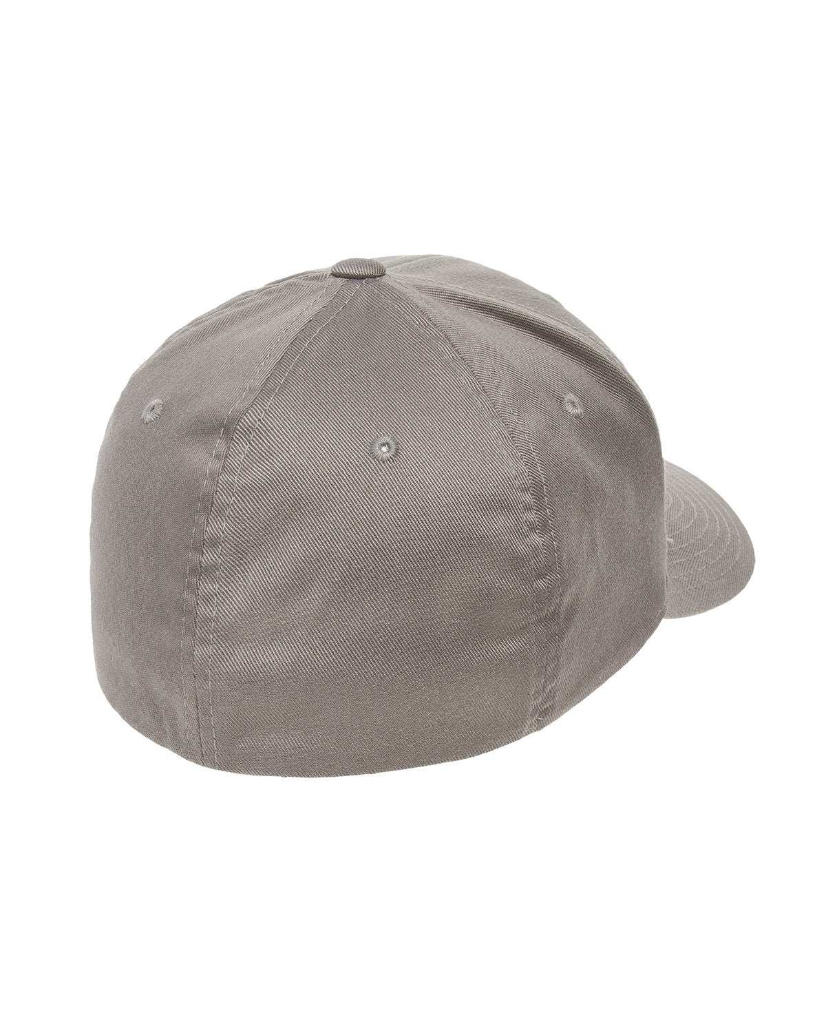 Personalized Flex Fitted Ball Cap with Your Custom text Embroidered - grey