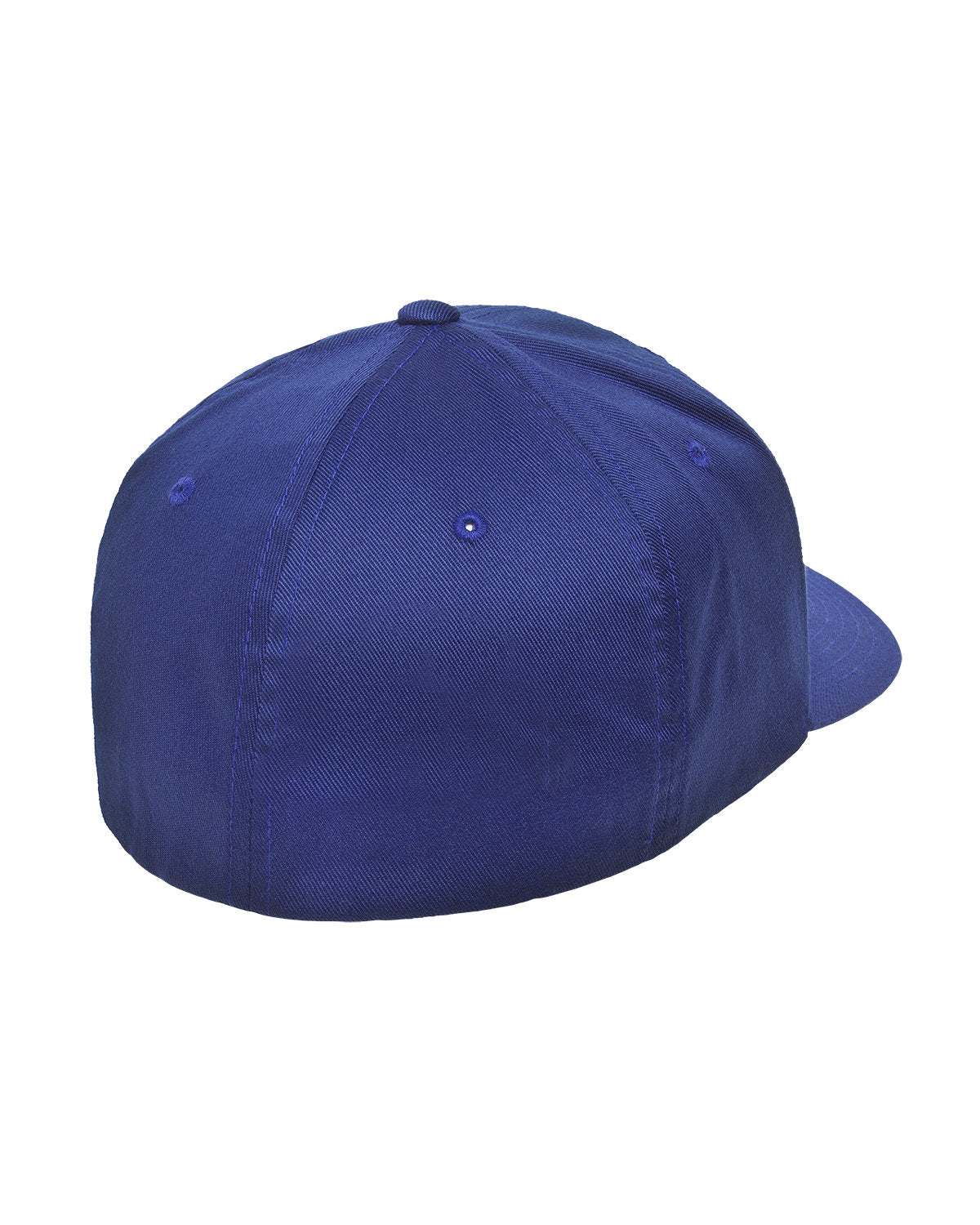 Flex Fitted Ball Caps Your Company Logo Embroidered -3 Pack - royal blue