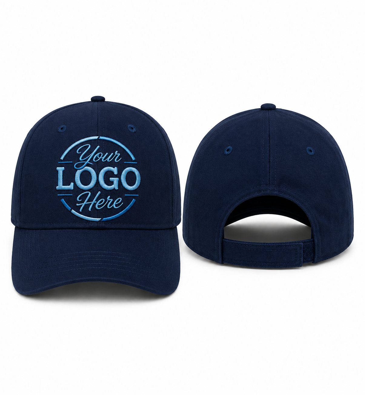Adjustable Ball Cap Your Custom Logo Image Embroidered on Cap