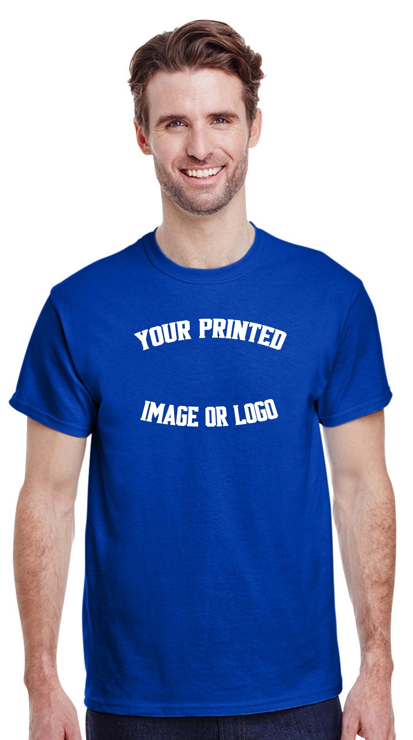 Custom Printed T-shirt Front & Back Your Design
