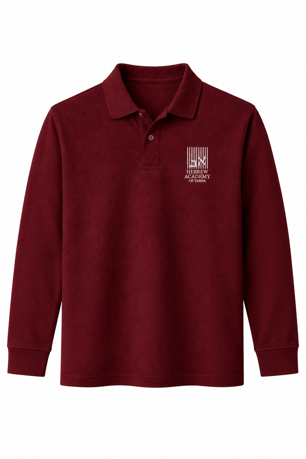 Kids Uniform Polo Long Sleeve Shirts With School Logo