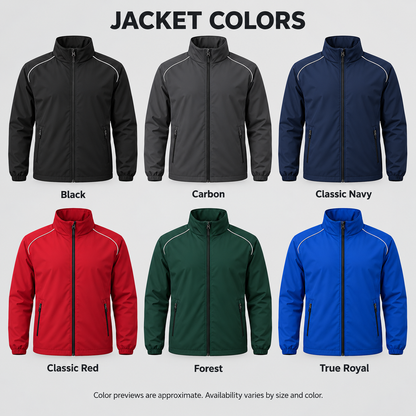 Men’s Fleece-Lined All-Season Jacket with Custom Logo