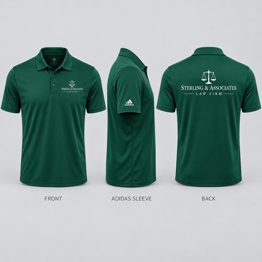 Adidas A230 Men’s Performance Polo with Custom Embroidery or Print