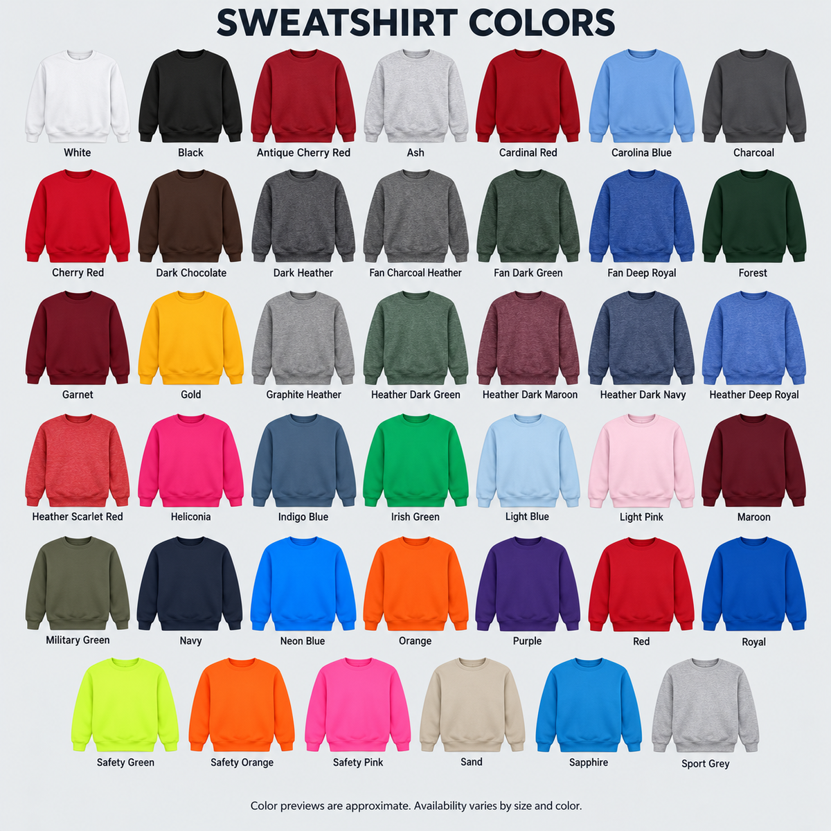 Unisex Heavy Blend Crewneck Sweatshirt with Custom Logo