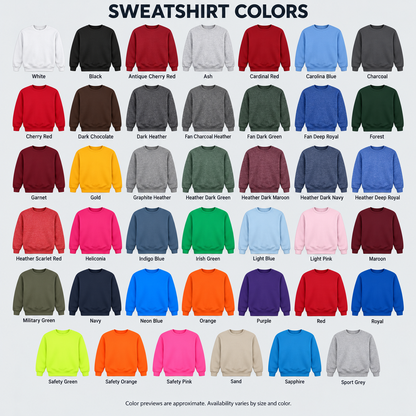 Unisex Heavy Blend Crewneck Sweatshirt with Custom Logo