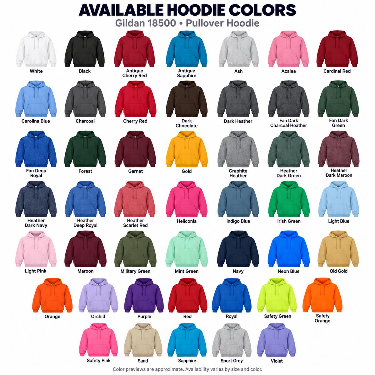 Unisex Heavy Blend Pullover Hoodie with Custom Logo