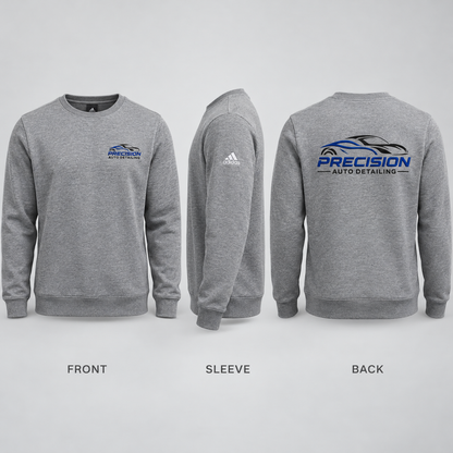 Adidas AT200 Men’s Fleece Crewneck Sweatshirt with Custom Logo or Text