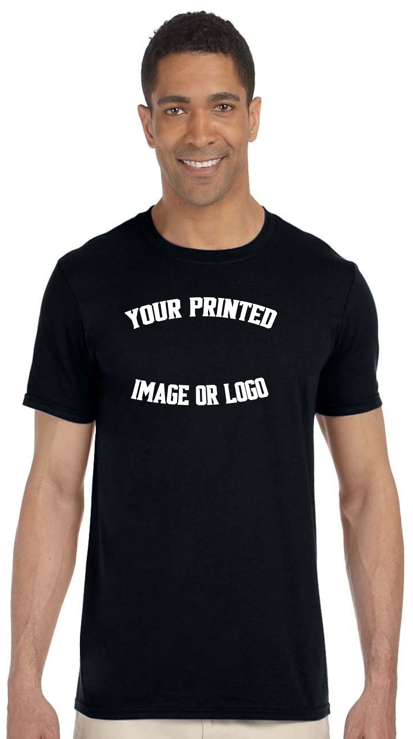 Custom Printed T-shirt Front & Back Your Design
