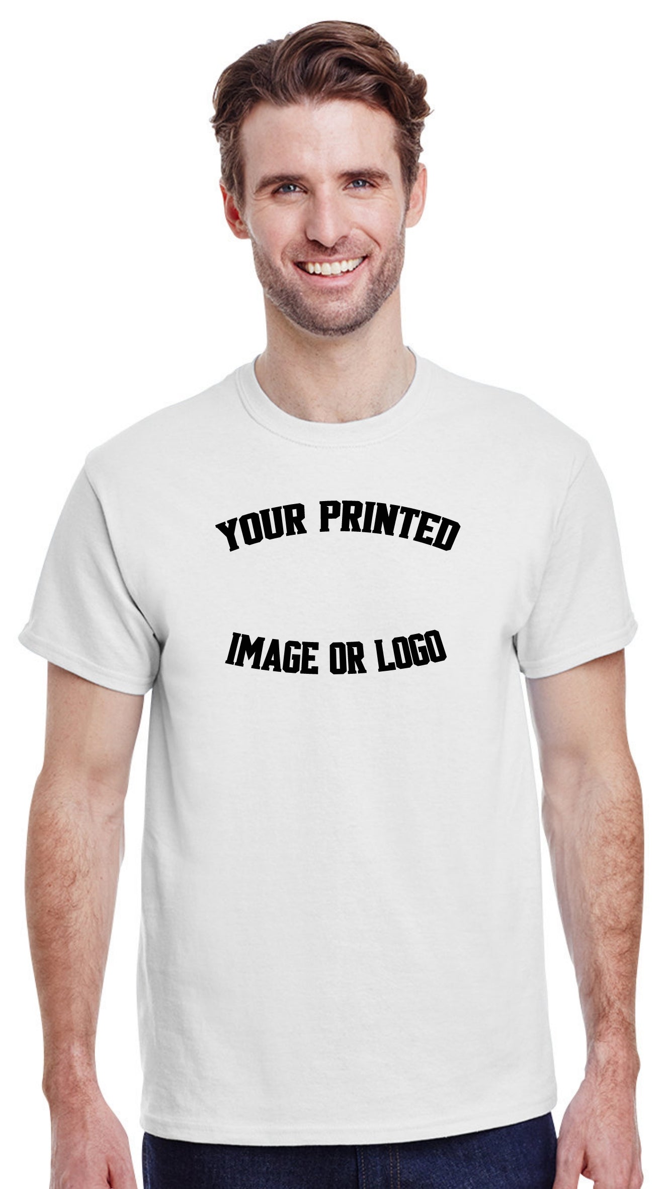 Custom Printed T-shirt Front & Back Your Design