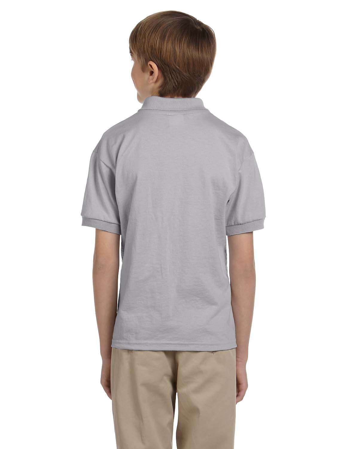 Kids School Shirts Custom Personalized Polos 5-Pack Back To School - gray