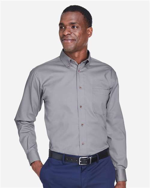 Men's Long Sleeve Shirt w/ Logo Embroidered