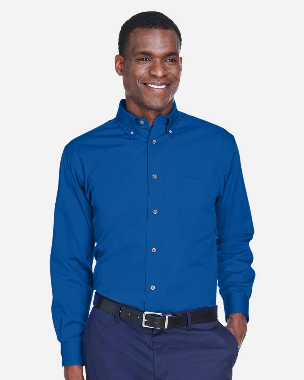 Men's Long Sleeve Shirt w/ Logo Embroidered