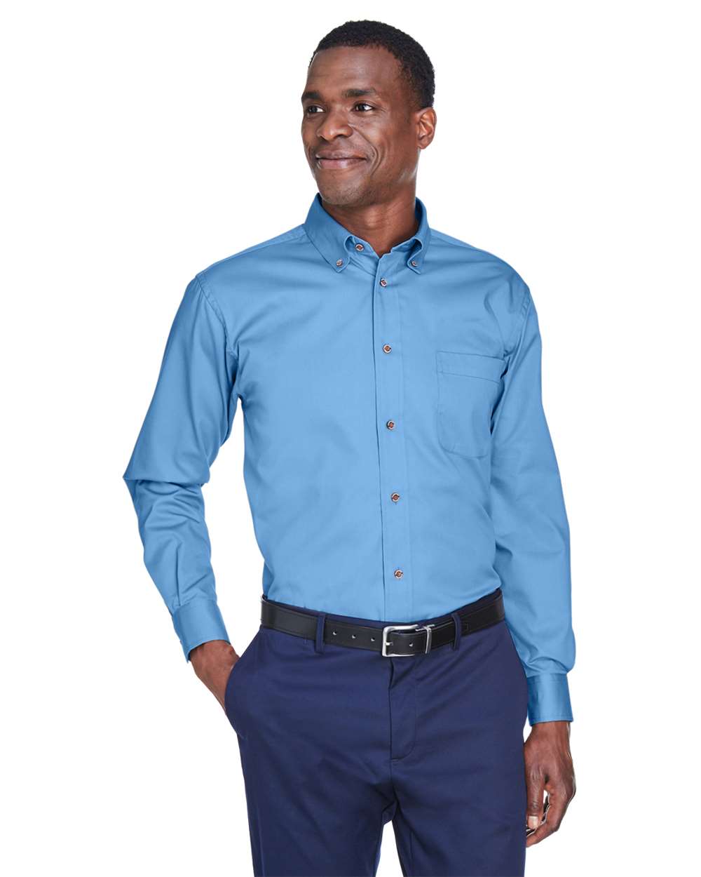 Men's Long Sleeve Shirt w/ Logo Embroidered