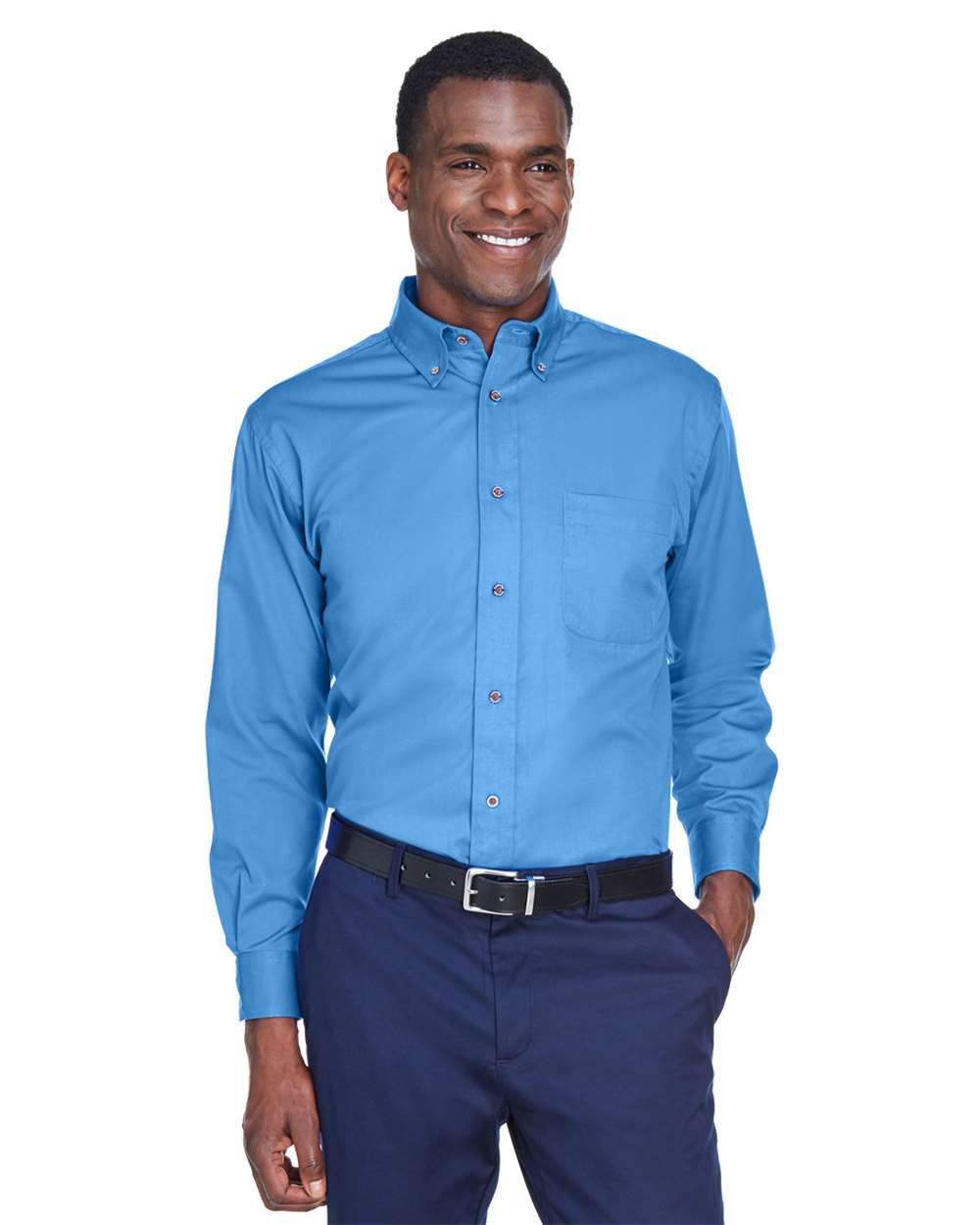 Men's Long Sleeve Shirt w/ Logo Embroidered