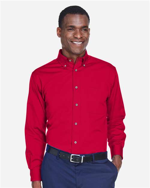 Men's Long Sleeve Shirt w/ Logo Embroidered
