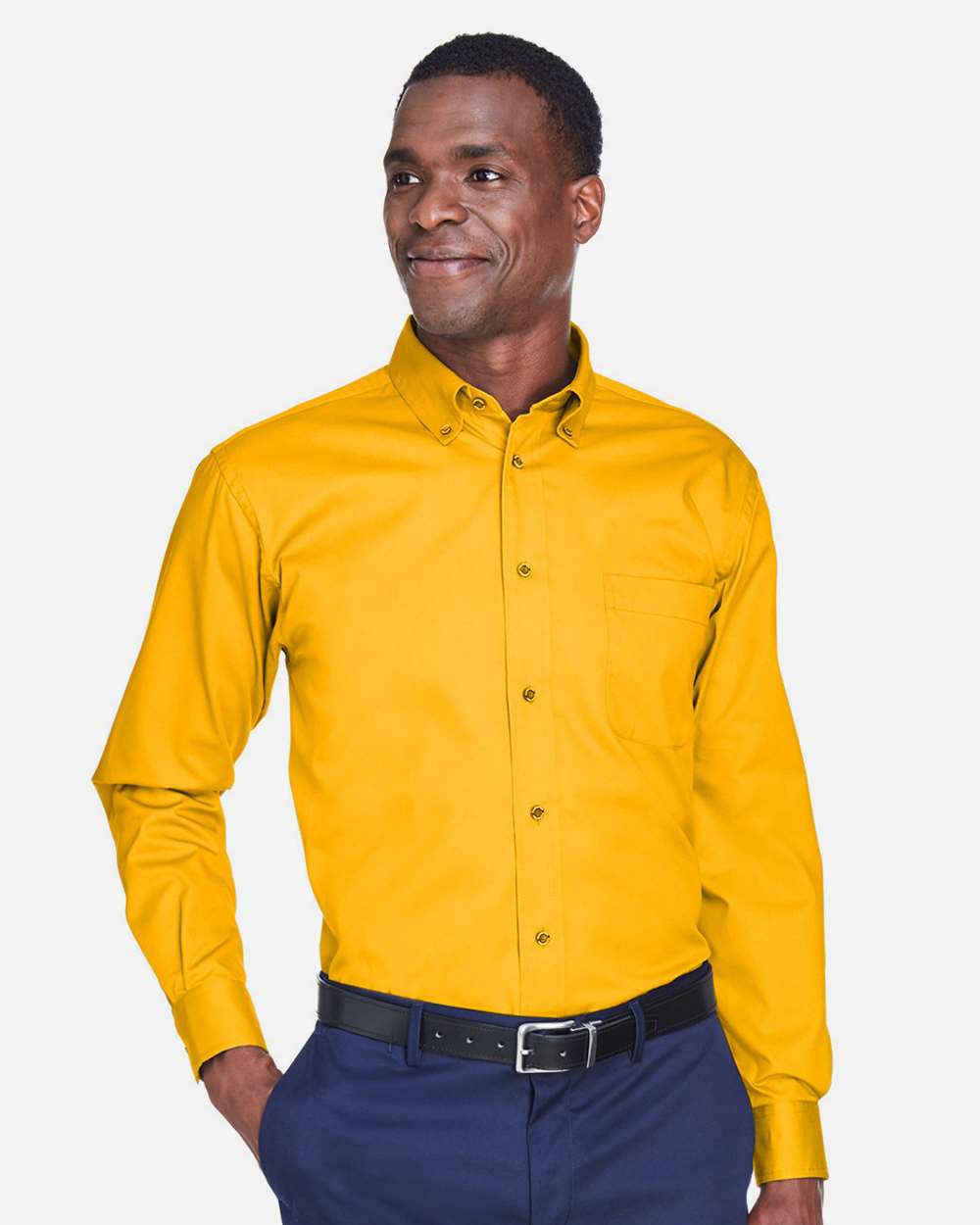 Men's Long Sleeve Shirt w/ Logo Embroidered