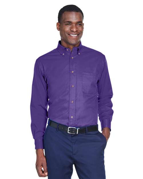 Men's Long Sleeve Shirt w/ Logo Embroidered