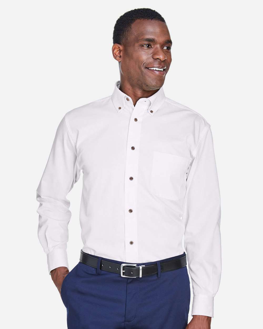 Men's Long Sleeve Shirt w/ Logo Embroidered