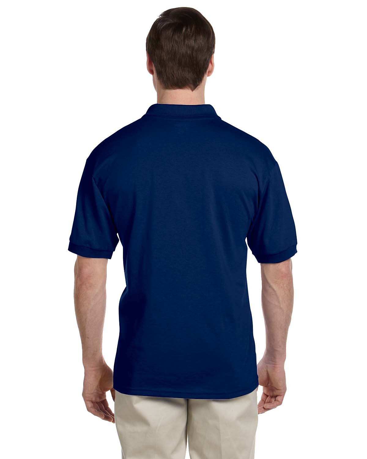 Men Deluxe Cotton Polo Shirts Your Design or Logo Embroidered 3-Pack