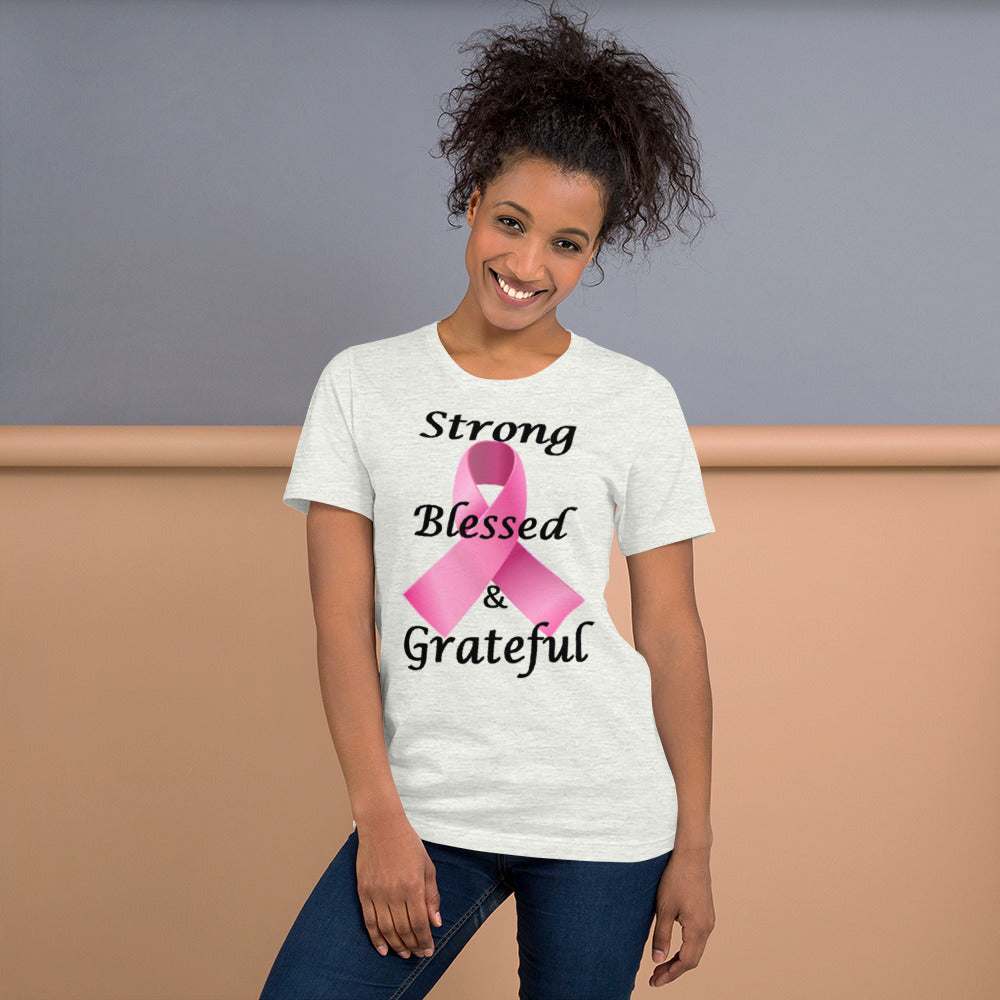 Strong & Blessed T-Shirt | Inspirational T-shirts | Custom Printed Tee - white